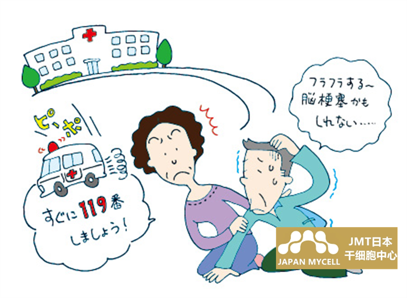 JMT日本干细胞中心-脑梗脑中风脑出血发病的干细胞治疗